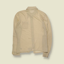 1970s | Made In Italy | Long Sleeve Shirt | Cream - XXS