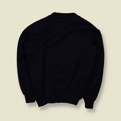 1980s | Westbury | Suede Front Cardigan - L