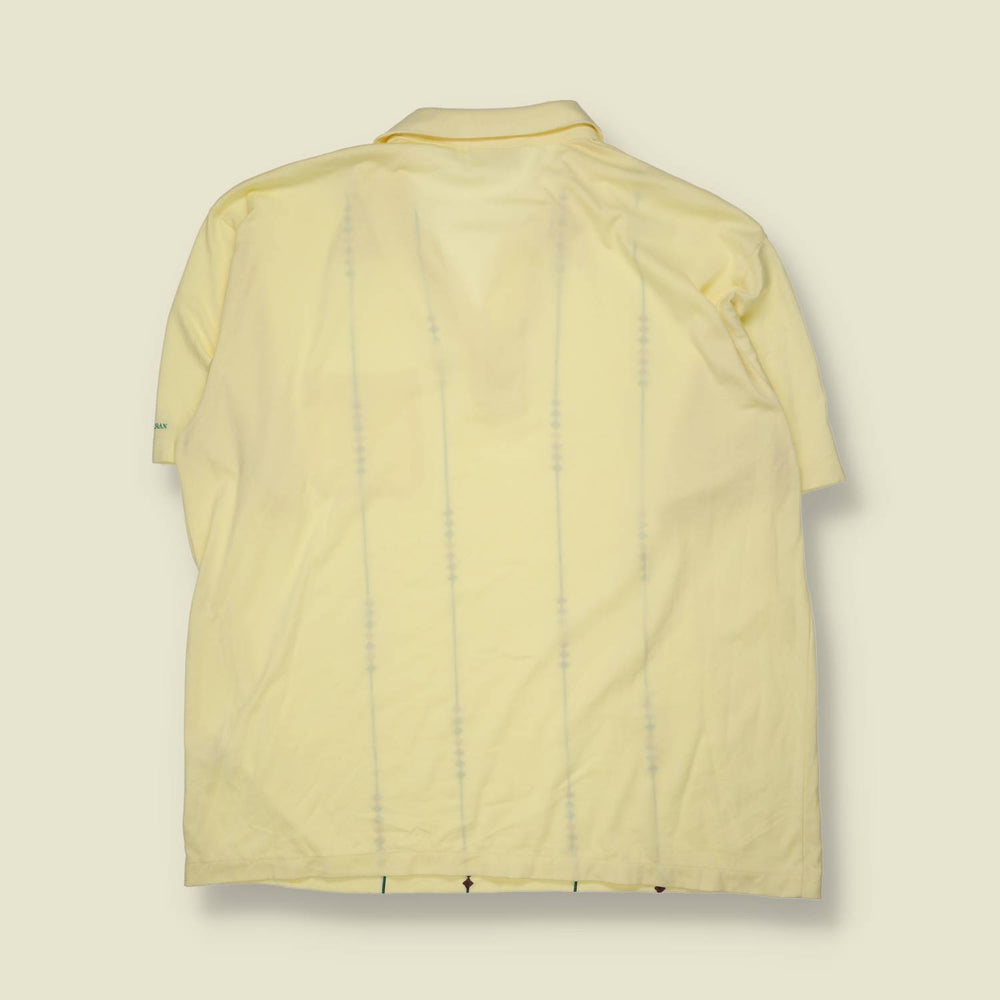 1980s | Catamaran | Pattern Stripe Polo - XXXXL