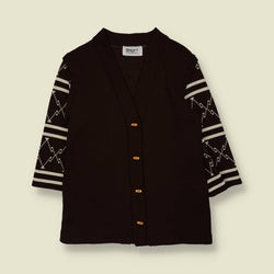 1970s | Staget | Knit Cardigan | Brown - 10