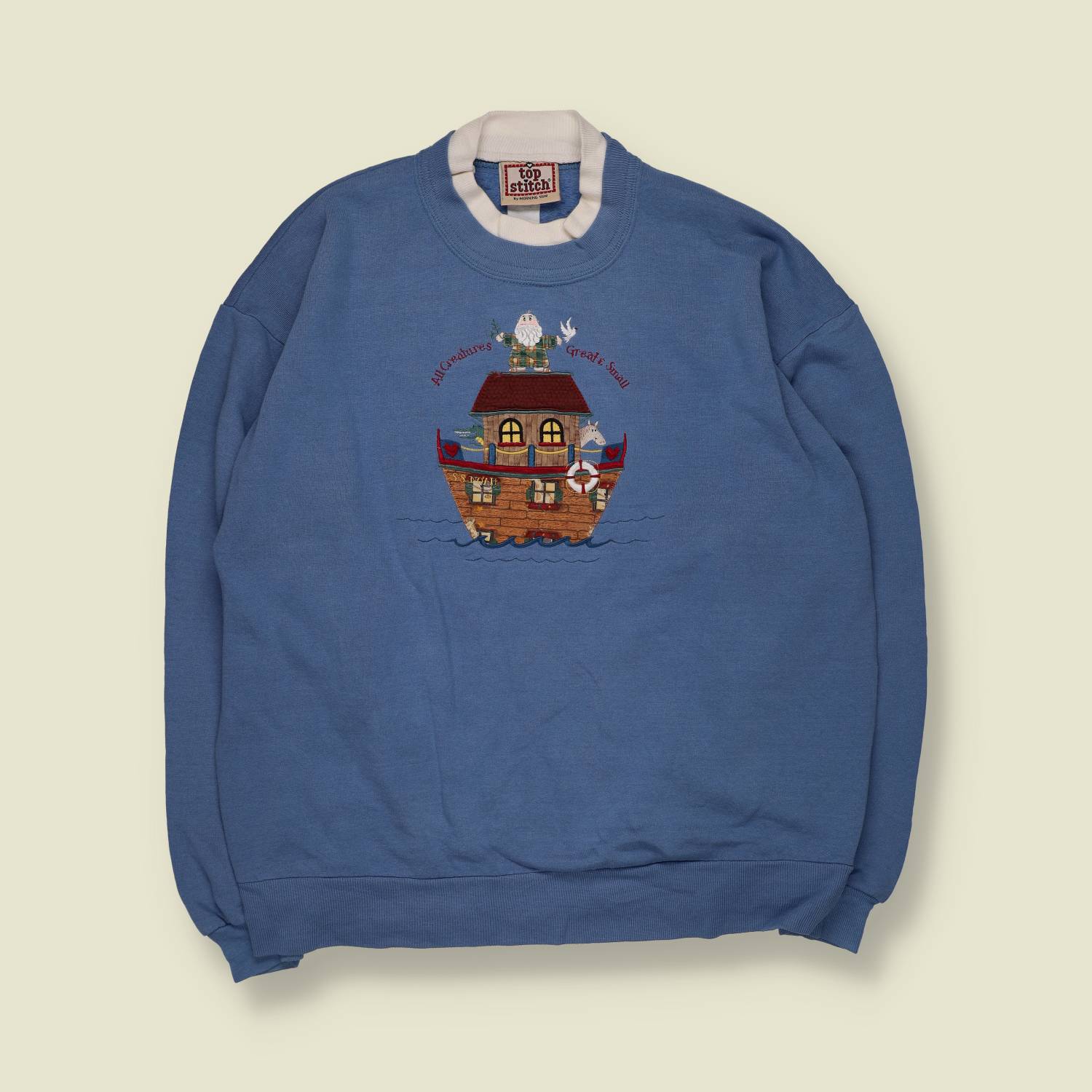 1980s | Morning Sun | Sweatshirt | Blue - One size