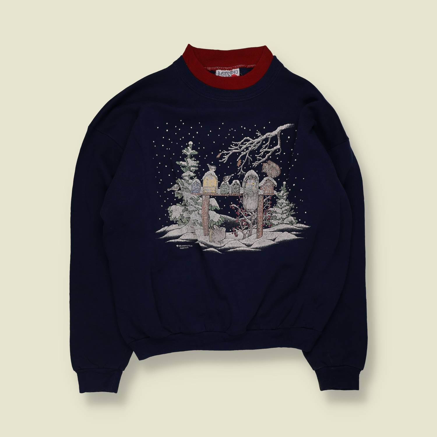 1980s | Morning Sun | Sweatshirt | Navy - One size