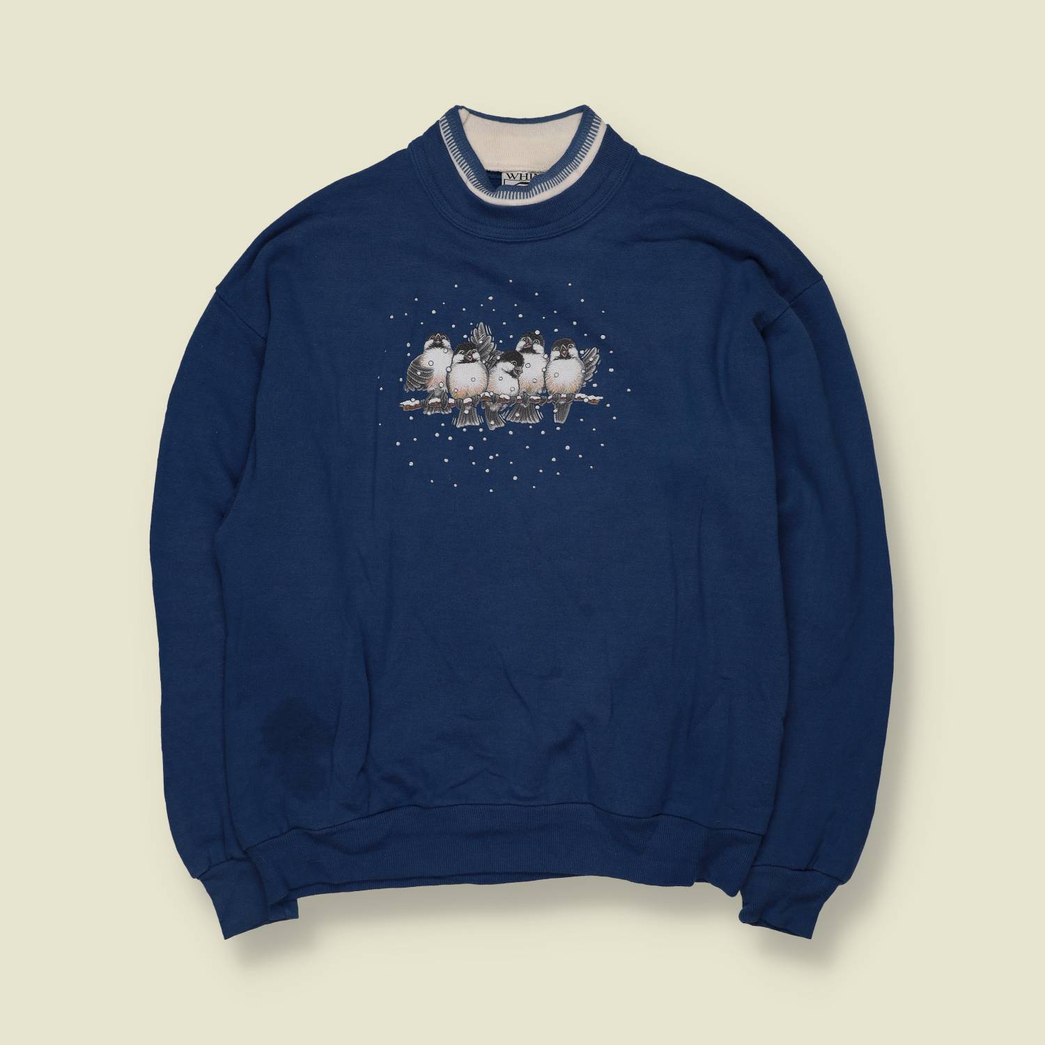 1980s | Whim | Sweatshirt | Blue - One size