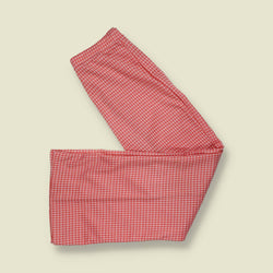 1970s | Casual Flared Trousers | Red White - w26