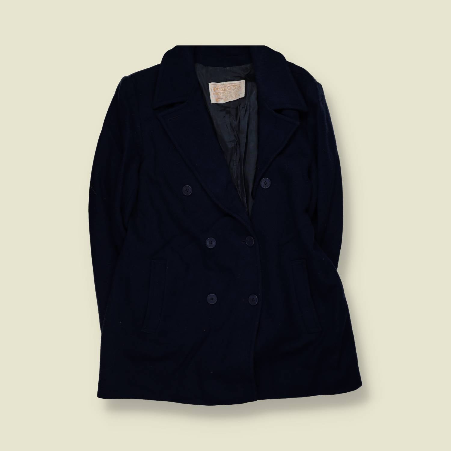 1980s | Pendleton Coat | Dark Navy - 18