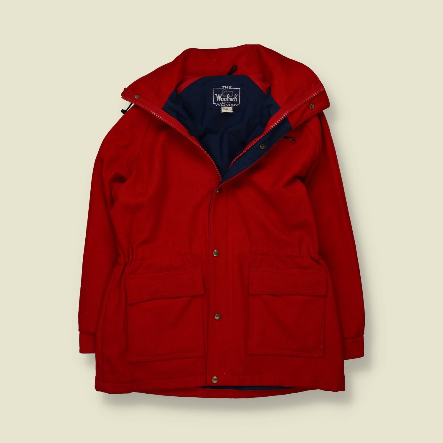 1990s | Woolrich Woman Coat | Red - 18