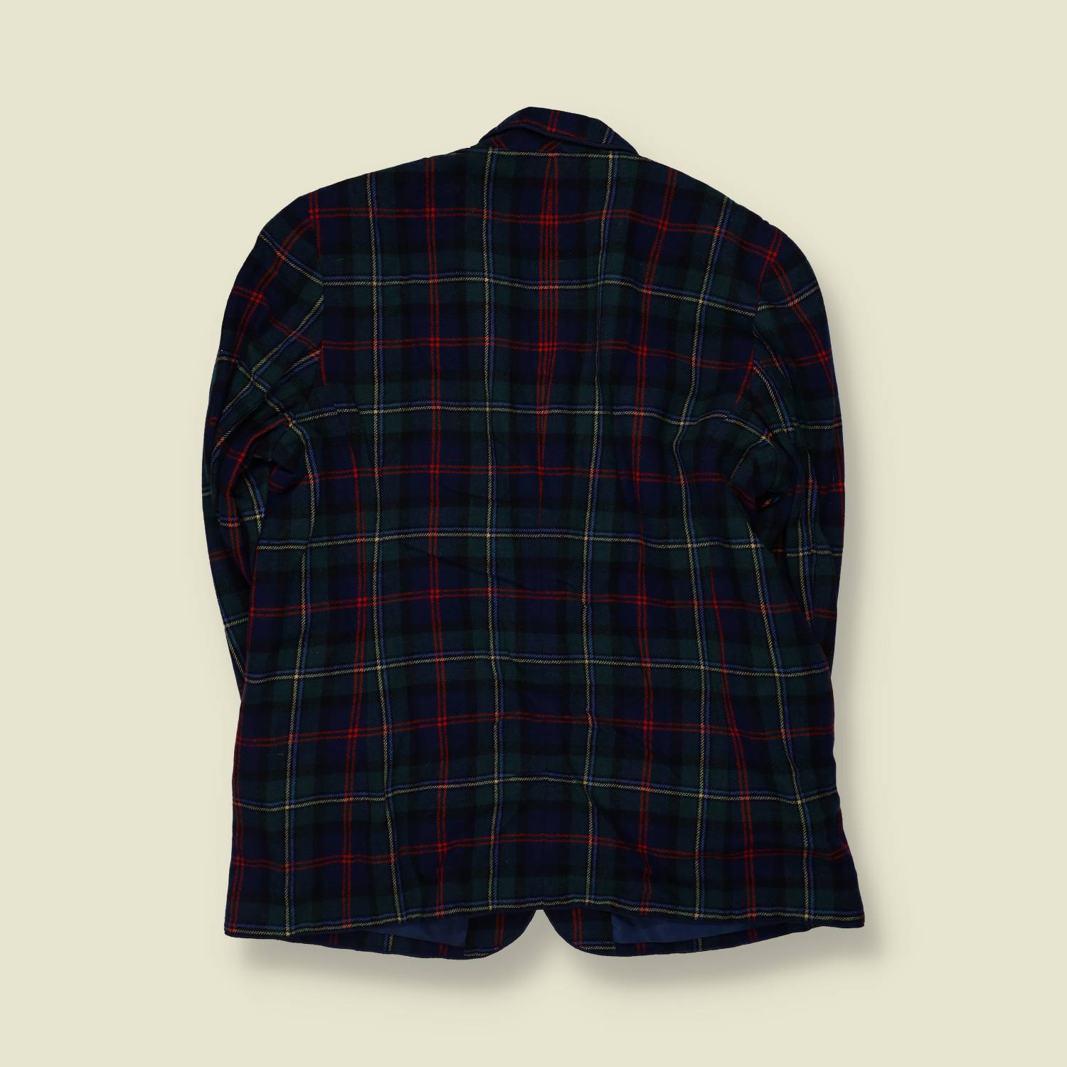 1980s | Pendleton Scottish Tartan Blazer | Blue Green Plaid - 14