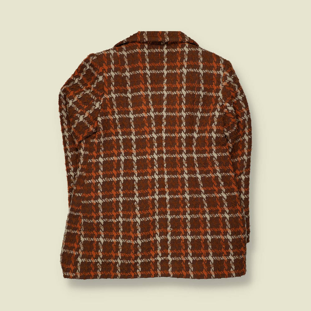 1960s–1970s | Check Coat | Brown Orange - 14