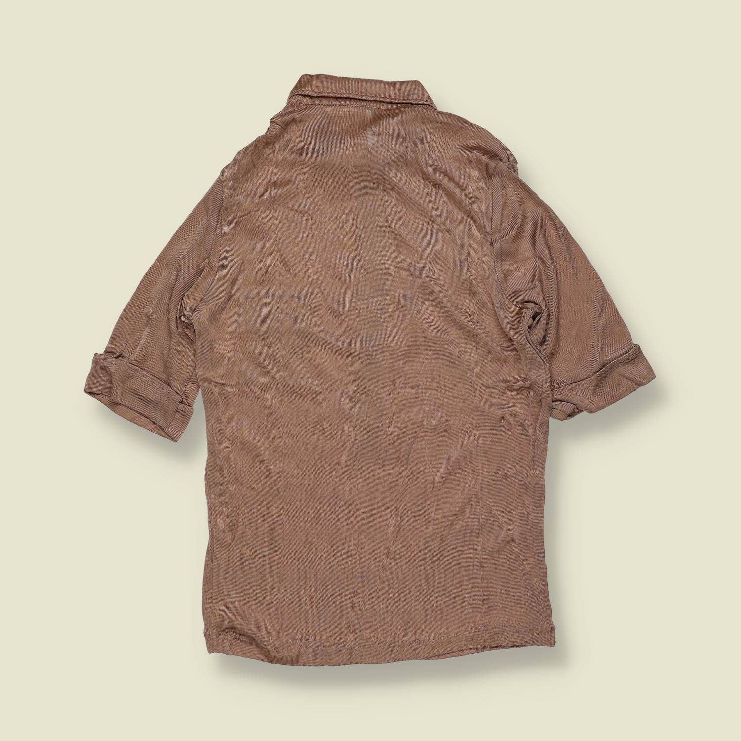 1970s | TGL | Deadstock Acetate Top | Dusty Rose - 6