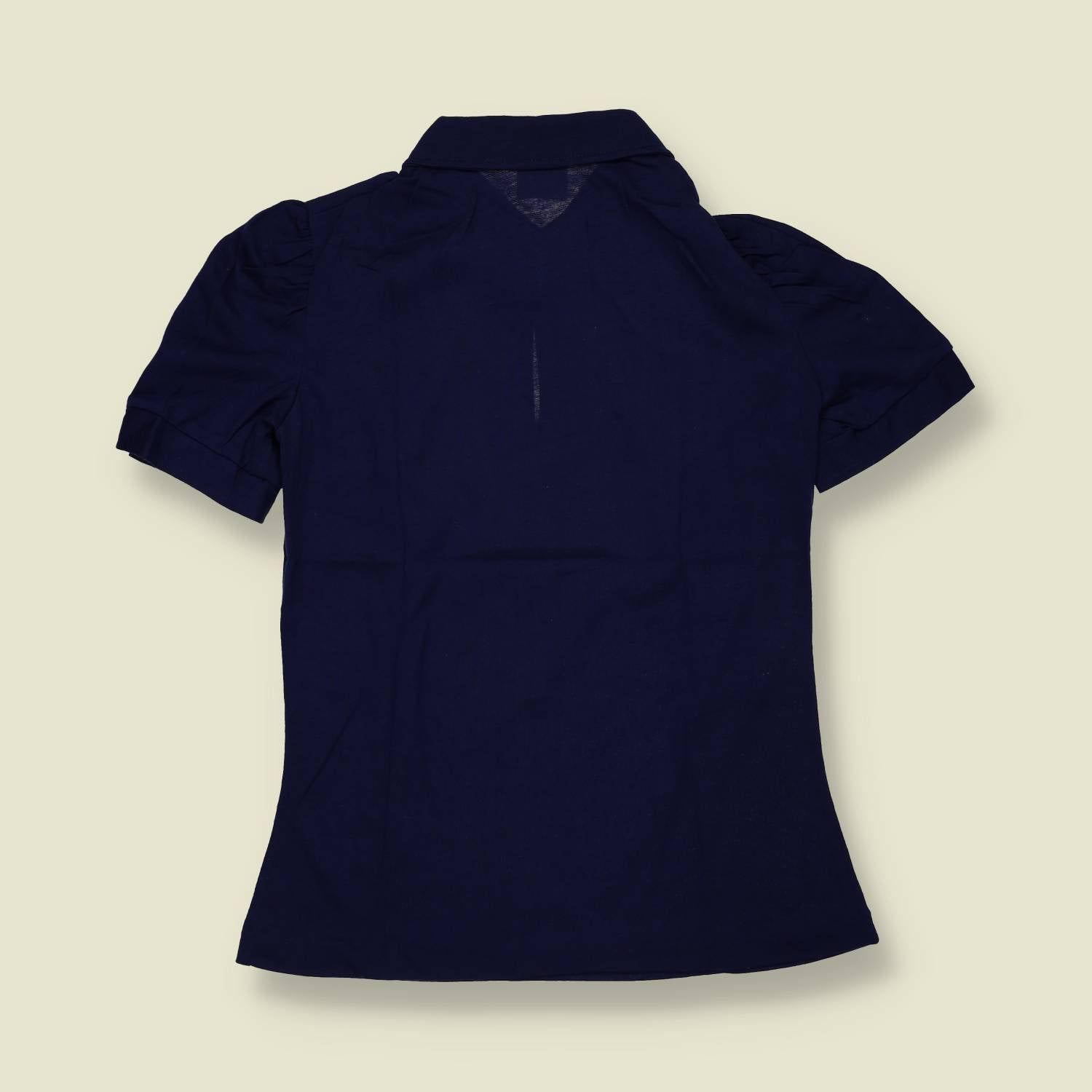 1970s | TGL | Deadstock Polo Top | Navy - 6