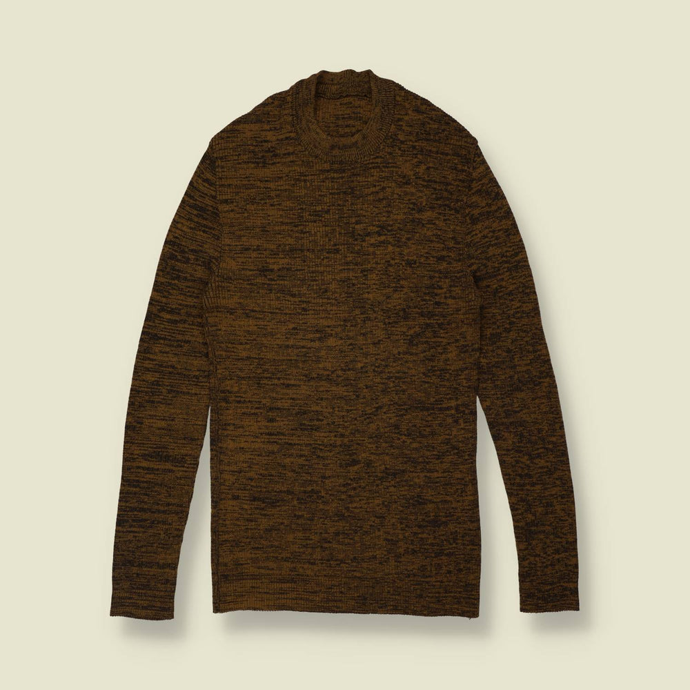 1970s | Marl Knit Jumper - Brown - 4