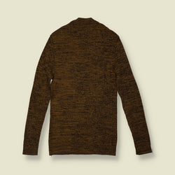 1970s | Marl Knit Jumper - Brown - 4