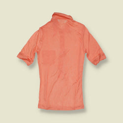 1970s | TGL | Peach Acetate Blouse - 2