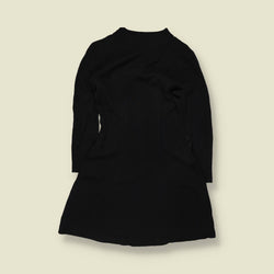1990s | RPH Bologna | Drop-Waist Mini Dress - Black - 10