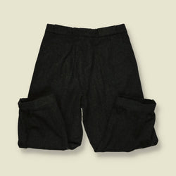 1980s | PWS | Tapered Trousers - Charcoal - w28