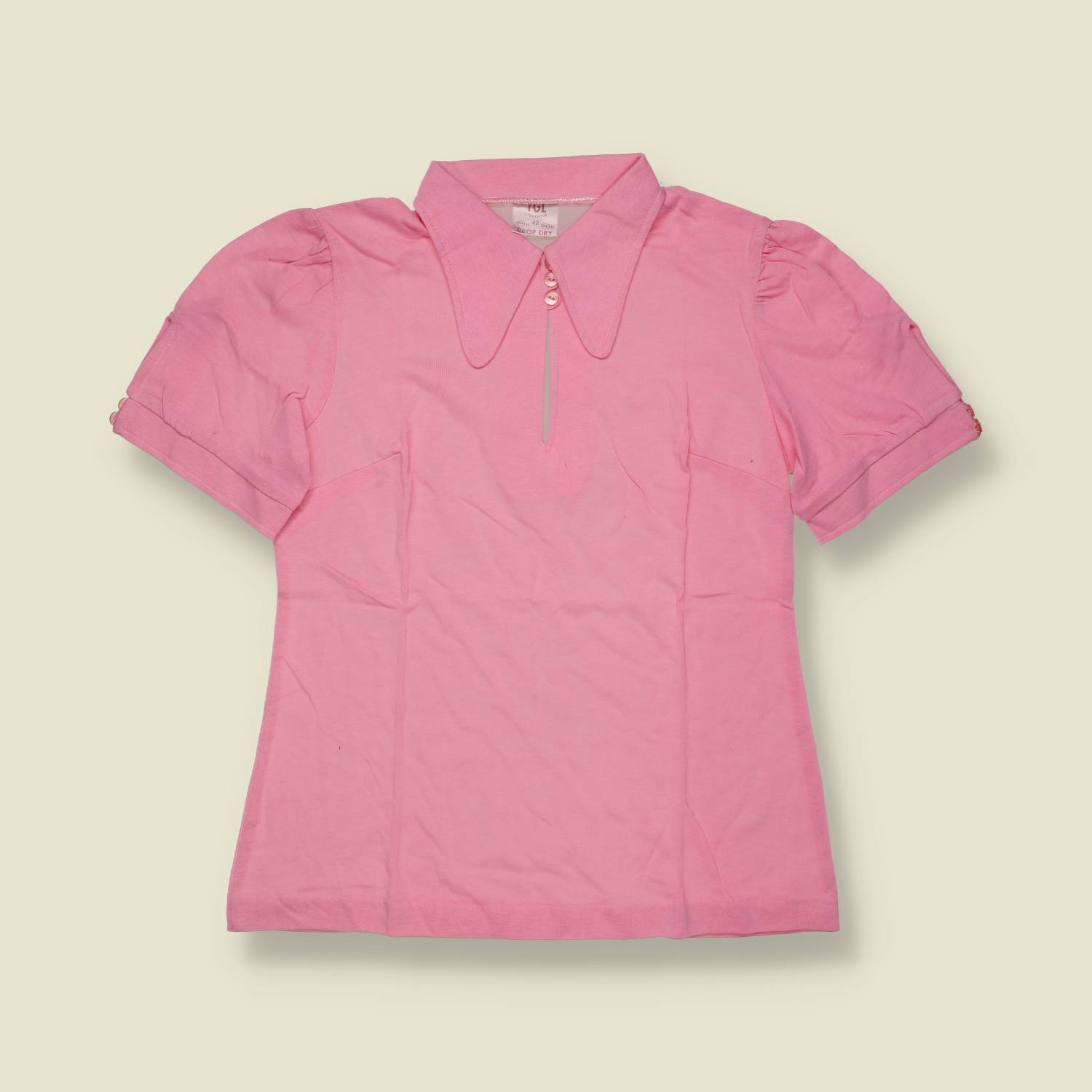 1970s | TGL | Pink Blouse - Deadstock - 8