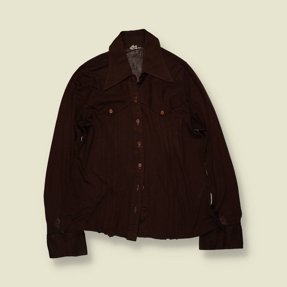1970s | Brown Blouse - 14