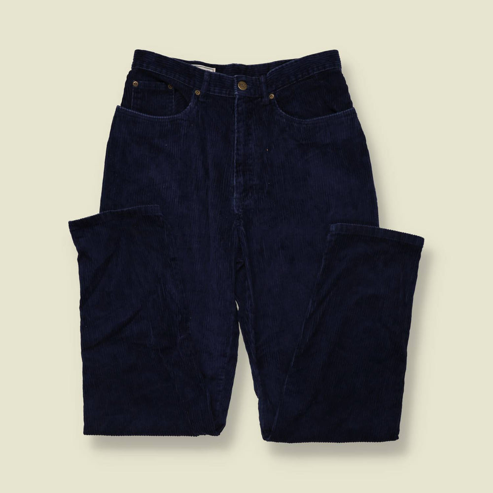 1980s | L.L.Bean | Corduroy Trousers | Purple - w30