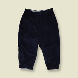1980s | Corduroy Cropped Trousers | Purple - w30