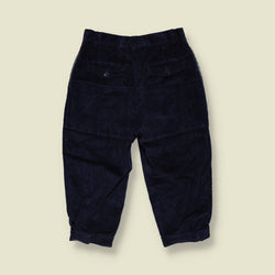 1980s | Corduroy Cropped Trousers | Purple - w30