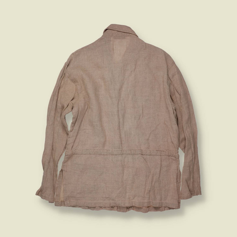 1990s | The Limited | Linen Shacket | Beige - 14