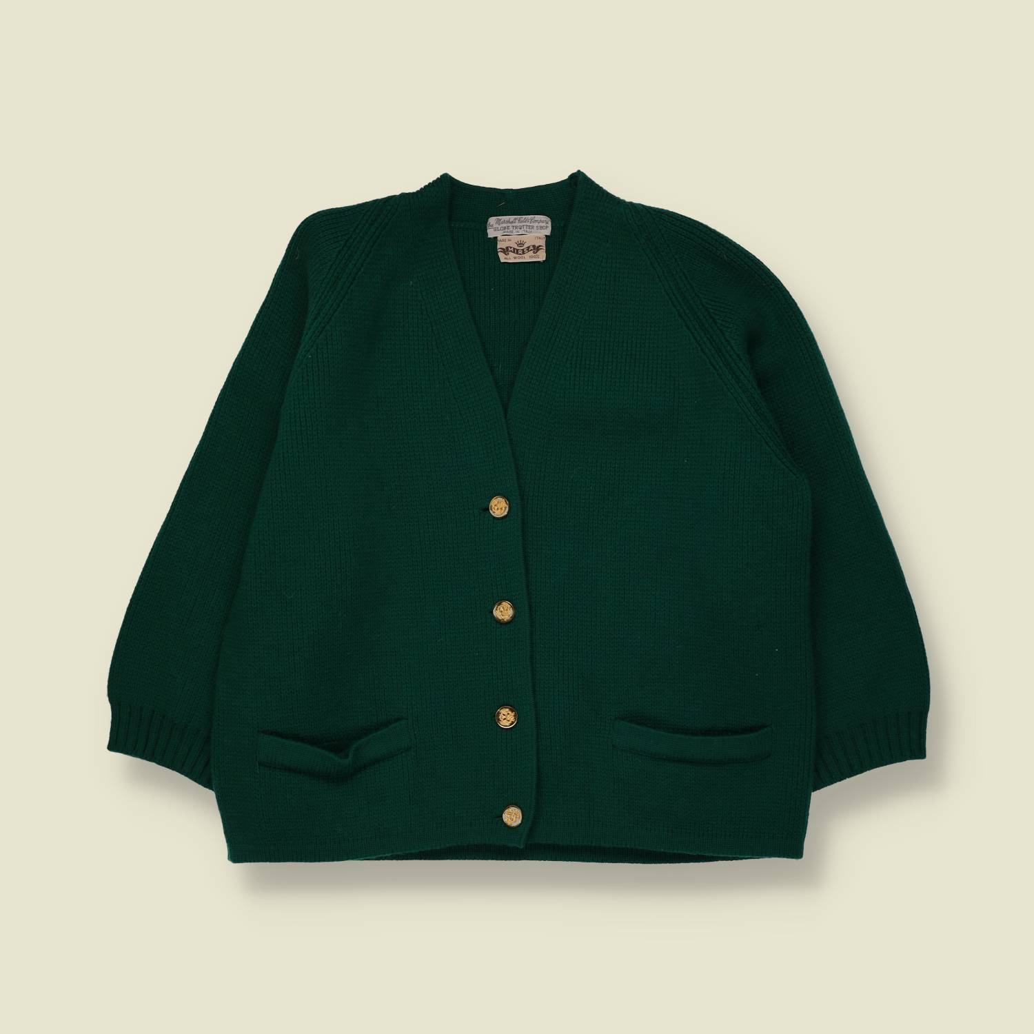 1950s–1960s | Mirsa | Wool Cardigan | Green | Made In Italy - 12