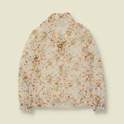 1970s | Fresh Start | Floral Blouse | Cream - 12