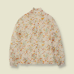 1970s | Fresh Start | Floral Blouse | Cream - 12