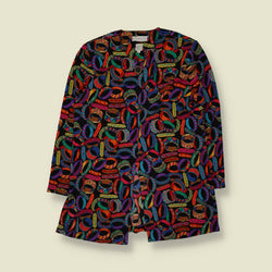 1980s | D. Terrell | Blouse Jacket | Black - 12
