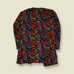 1980s | D. Terrell | Blouse Jacket | Black - 12