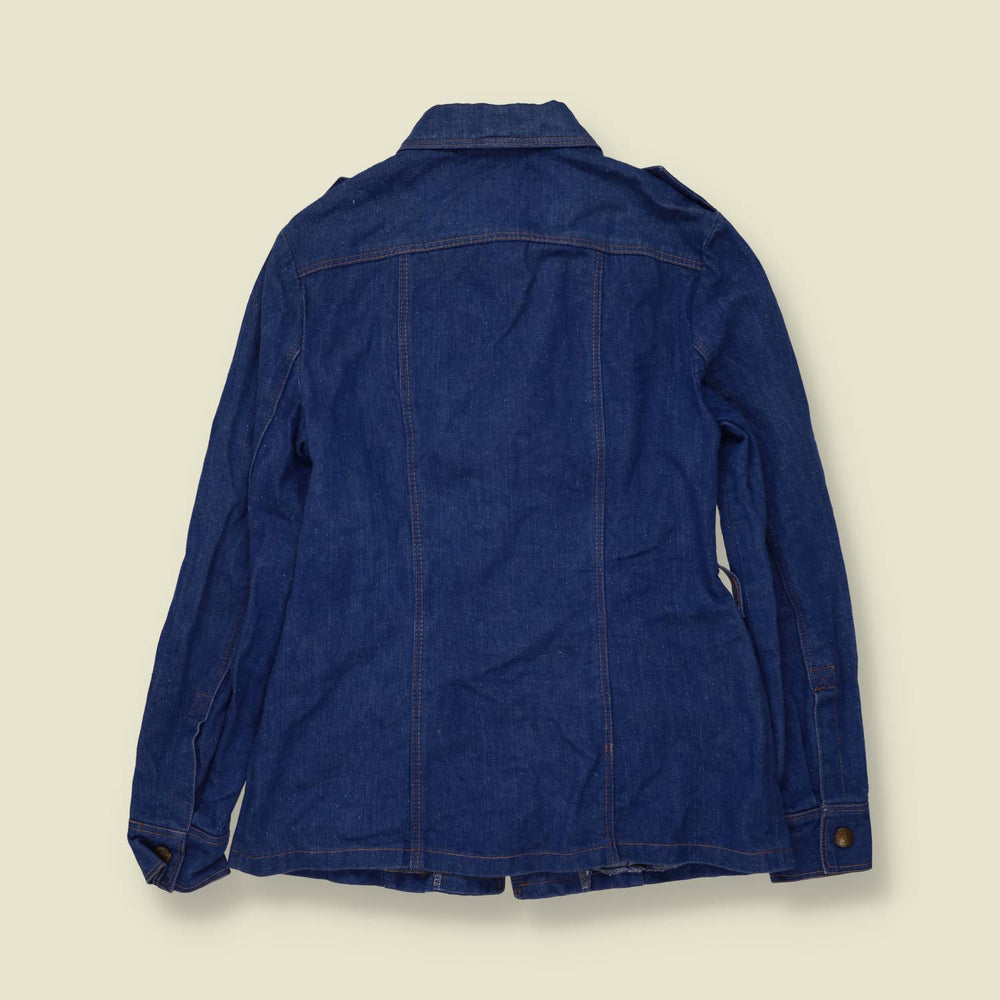 1970s | Denim Shacket | Blue - 4