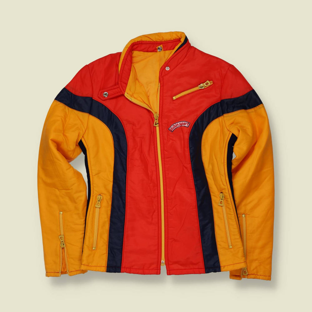 1970s | Dublin Sport | Ski Jacket | Red & Yellow - 6