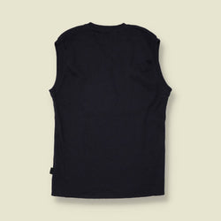 1970s | Made In Great Britain | Wool Knit Tank Top | Navy - 10