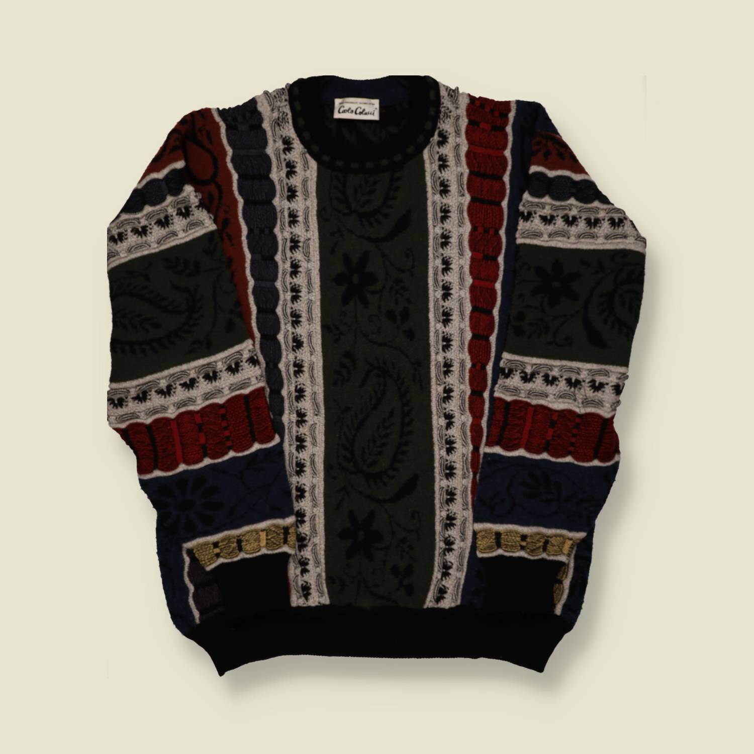 1990s Coogi Style Knit - XL