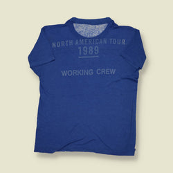 1989 Paper Thin Rolling Stones North American Tour Crew Tee - M