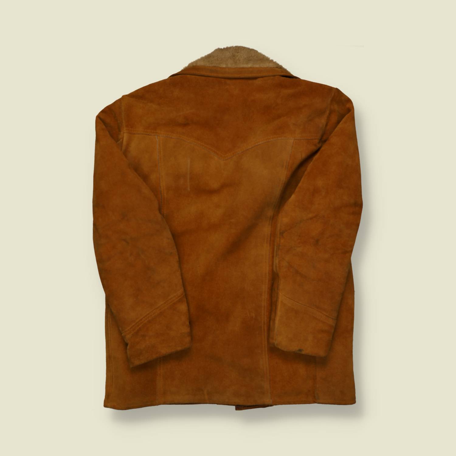 1970s Sears Western Leather Coat - L
