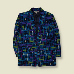 1980s | Abstract Print Blazer | Kensington Square - 14