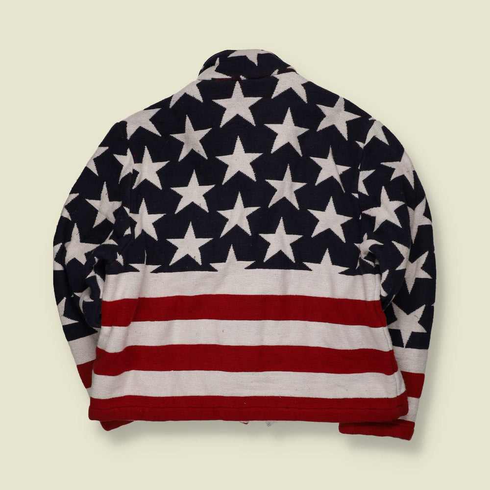 1980s | Tantrums | Stars & Stripes Knit Jacket - 16