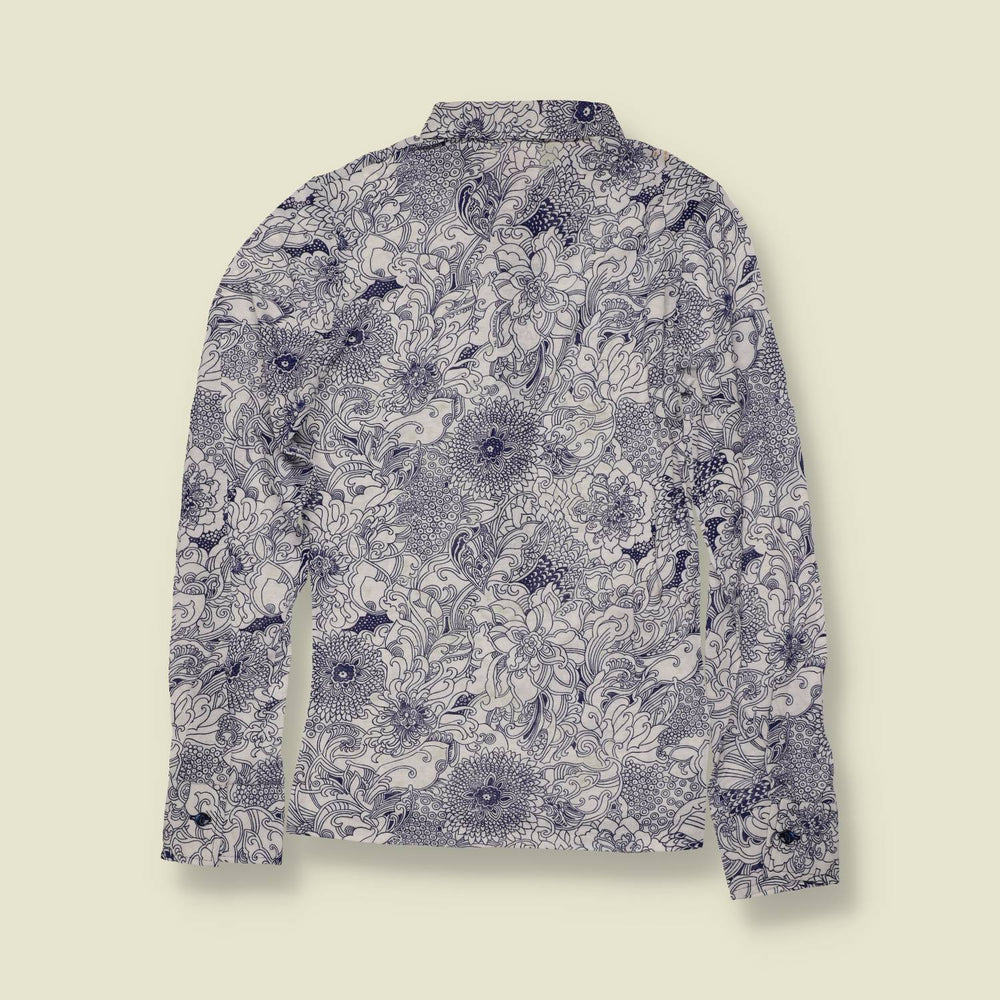 1970s | TGL | Deadstock Floral Print Blouse - 4
