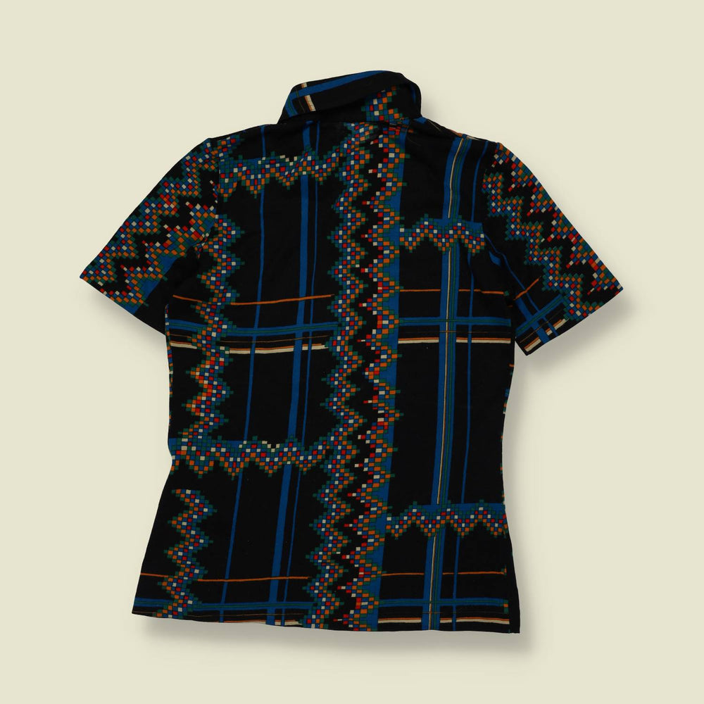 1970s | Saint-Clair Paris | Geometric Print Blouse - 8