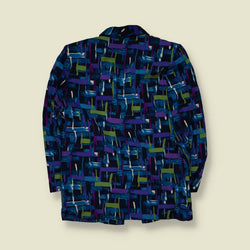 1980s | Abstract Print Blazer | Kensington Square - 14