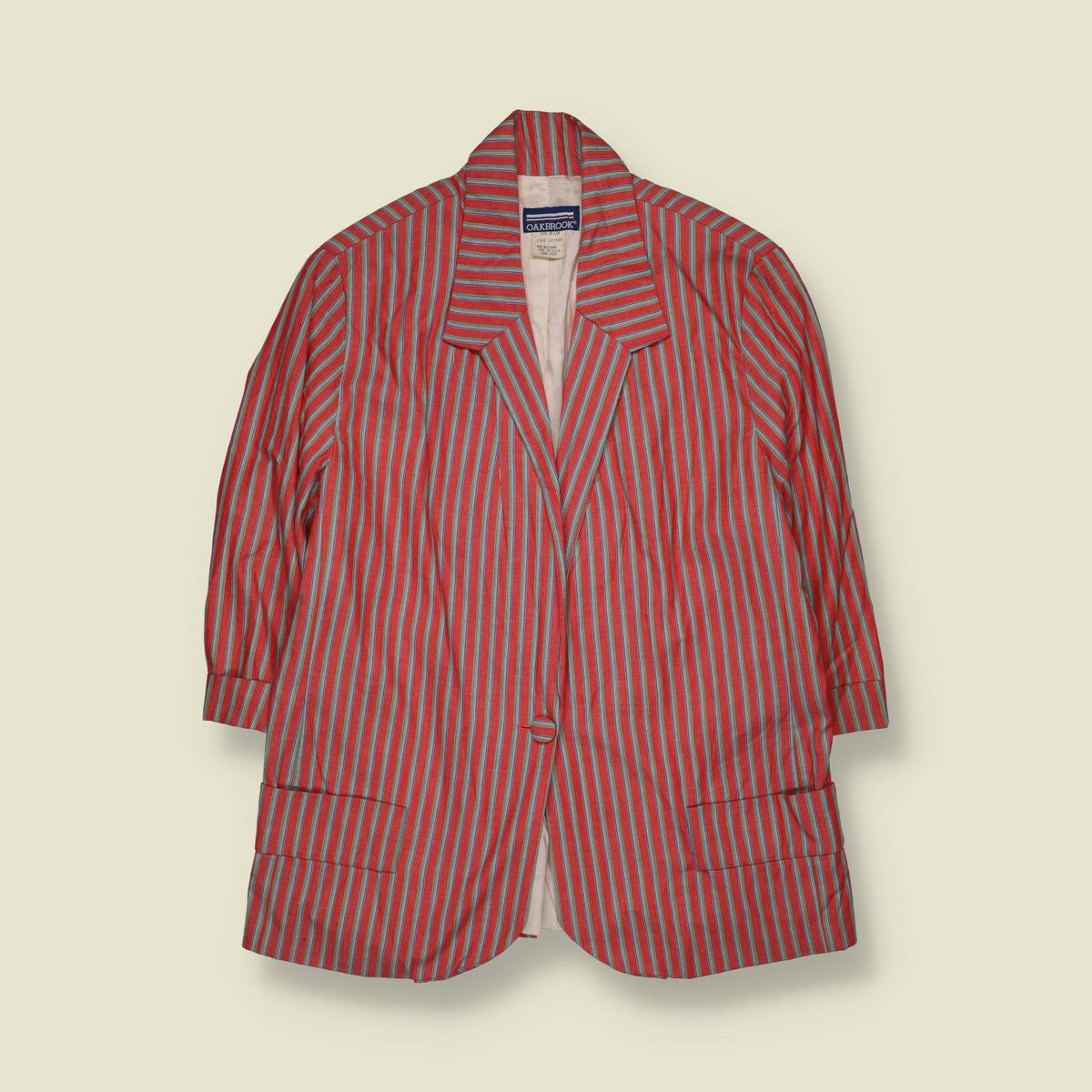 1980s | Oakbrook | Striped Blazer - 12