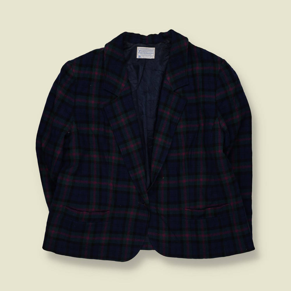1980s | Pendleton | Tartan Blazer- 16