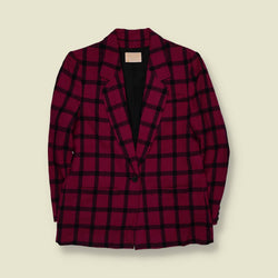 1980s | Pendleton | Windowpane Plaid Blazer - 12