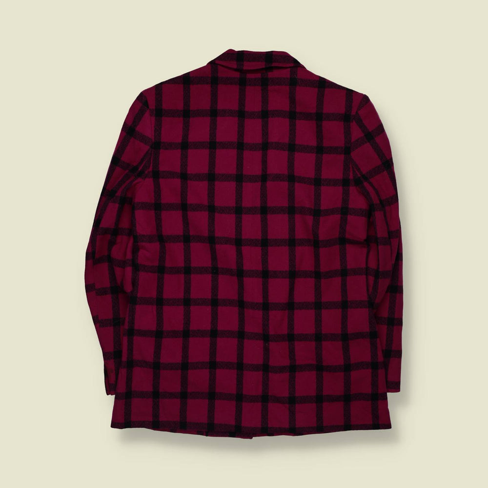 1980s | Pendleton | Windowpane Plaid Blazer - 12