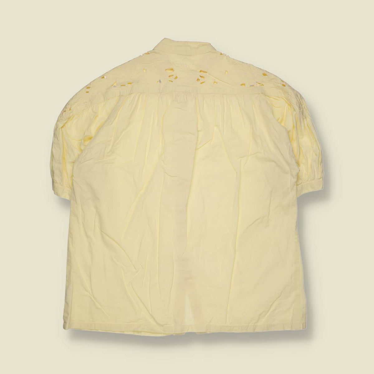 1980s | Cutwork Cotton Blouse - 14