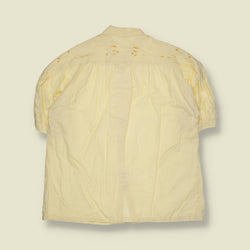 1980s | Cutwork Cotton Blouse - 14