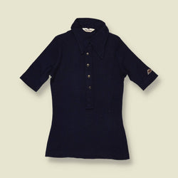 1970s | Kappa | Navy Blue Polo Shirt - 2