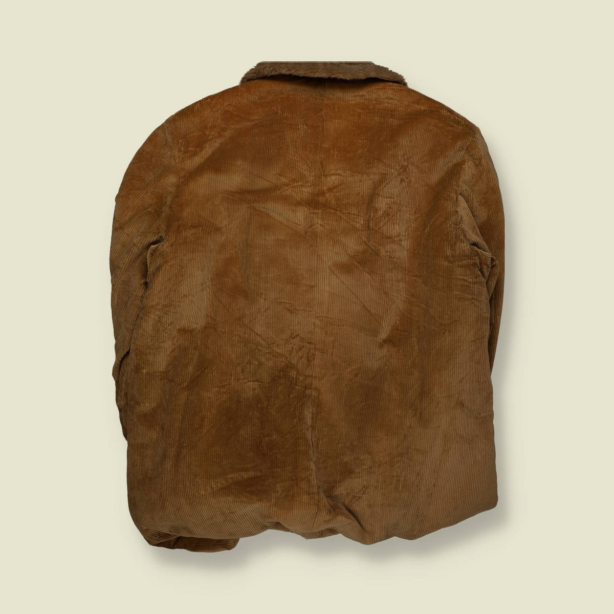 1970s | Zero King | Brown Corduroy Pile Lined Coat - 3XL