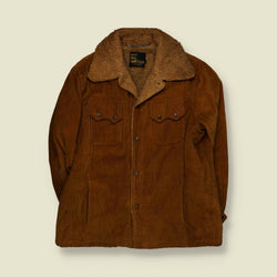 1970s | Silton | Brown Corduroy Sherpa Lined Jacket - XL